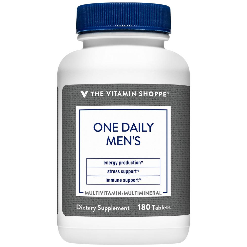 The Vitamin Shoppe One Daily Men's Multivitamin & Multimineral With 2000 Iu Vitamin D3