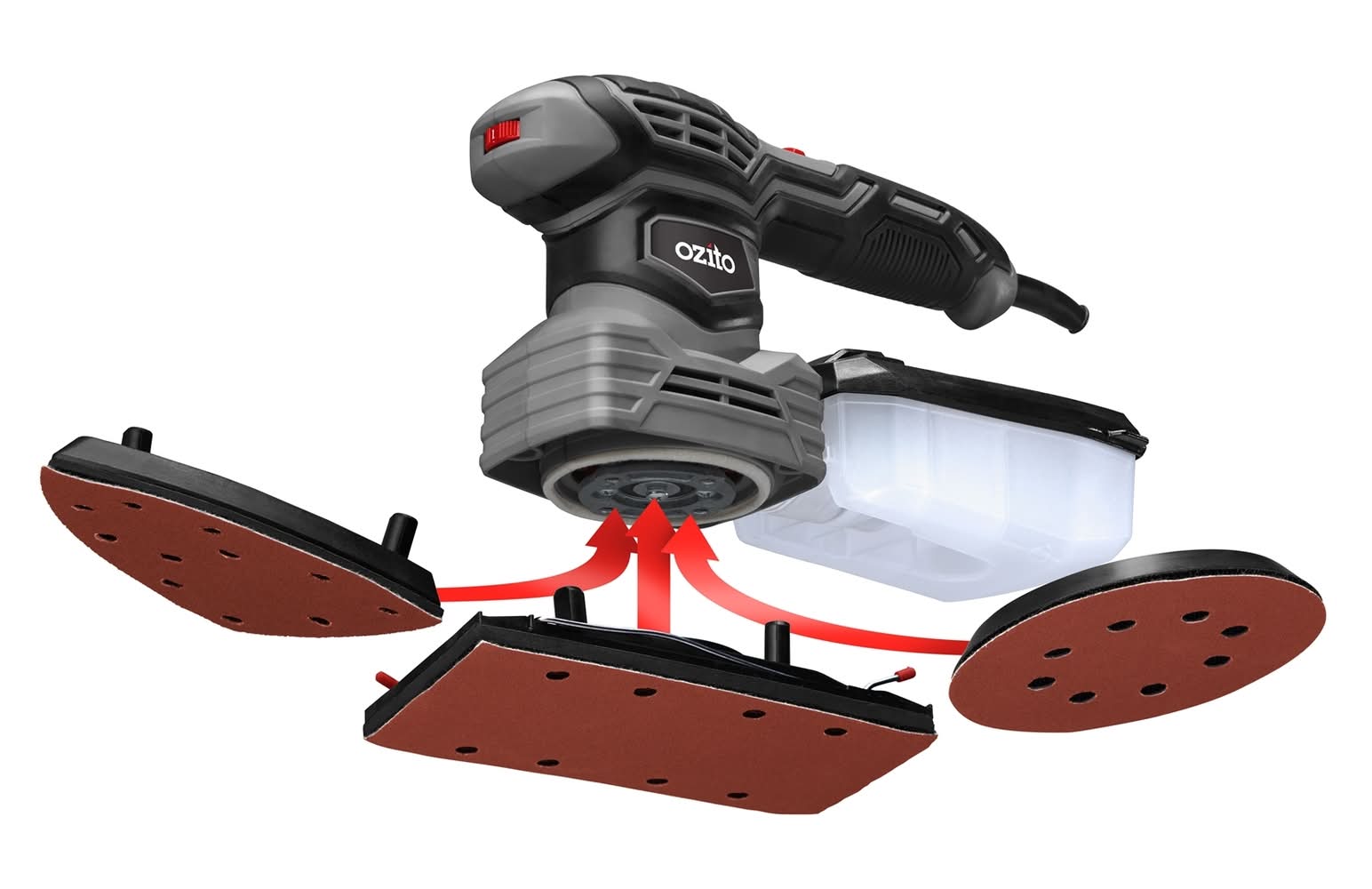 Ozito 200W Multi Sander Kit