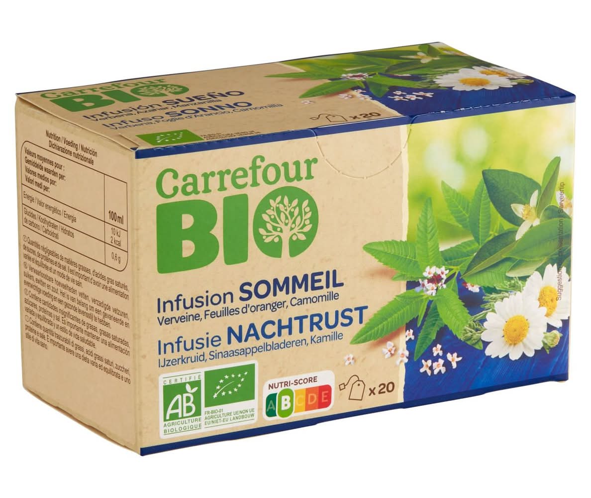 Carrefour Bio Infusion Sommeil 20 Sachets 1.5 g