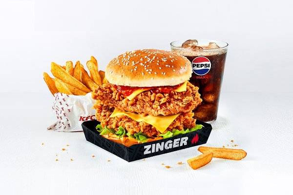 Zinger Stacker Meal 🔥