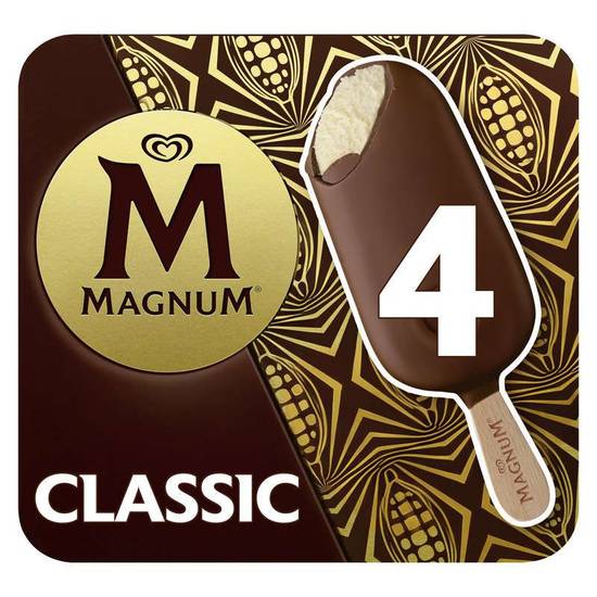 Magnum glace classic bâtonnet 4x 100ml