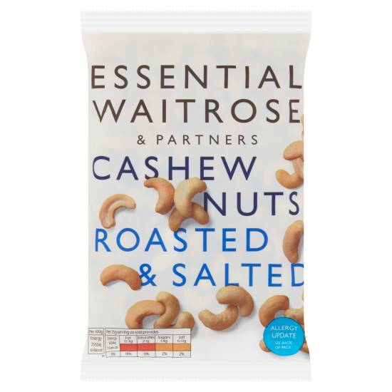 Essential Waitrose Roasted & Salted Cashew Nuts