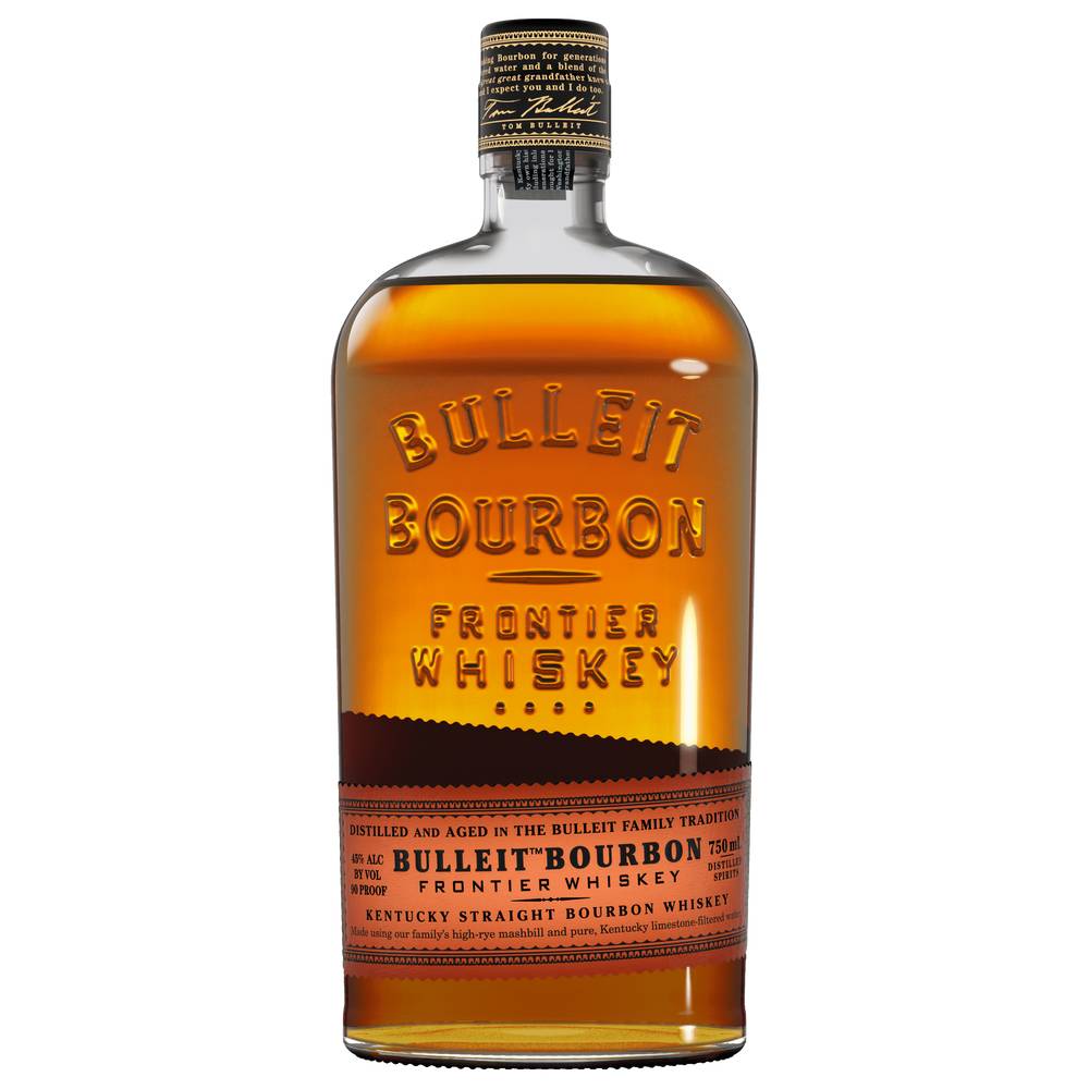 Bulleit Frontier Bourbon Kentucky Straight Whiskey (750 ml)