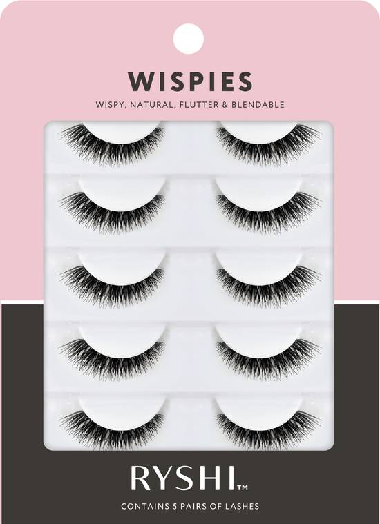 Ryshi Eye Lashes Wispies - 5 pair