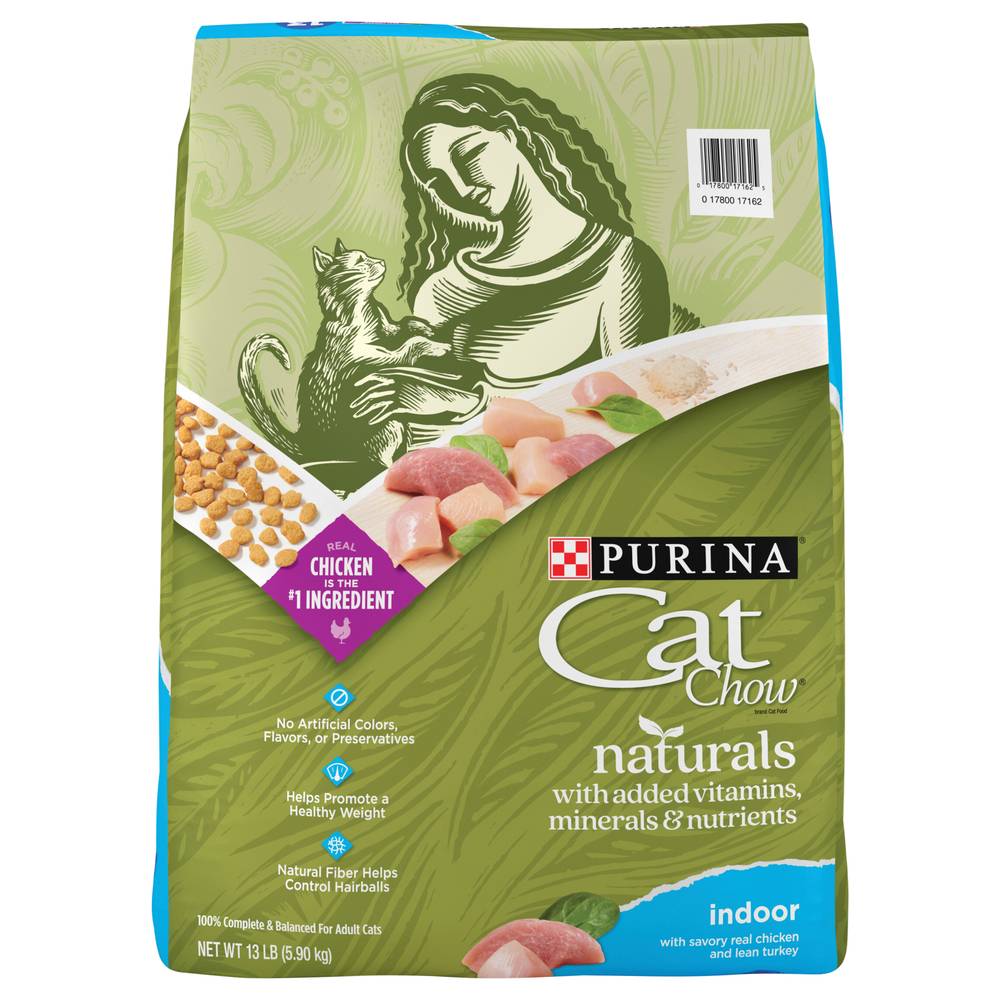 Cat Chow Naturals Healthy Weight Indoor Cat Food (13 lbs)