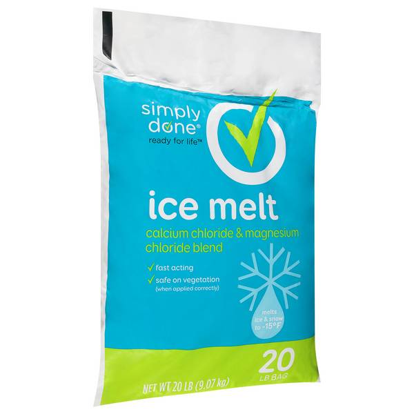 Simply Done Ice Melt Salt Bag