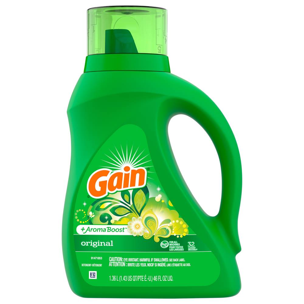 Gain Aroma Boost Original Liquid Laundry Detergent