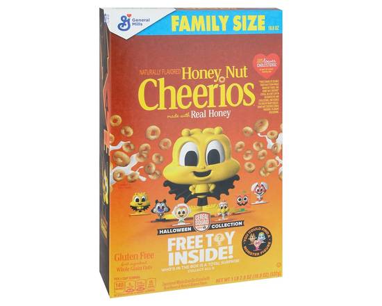 Cheerios · Family Size Honey Nut Whole Grain Oat Cereal (18.8 oz)