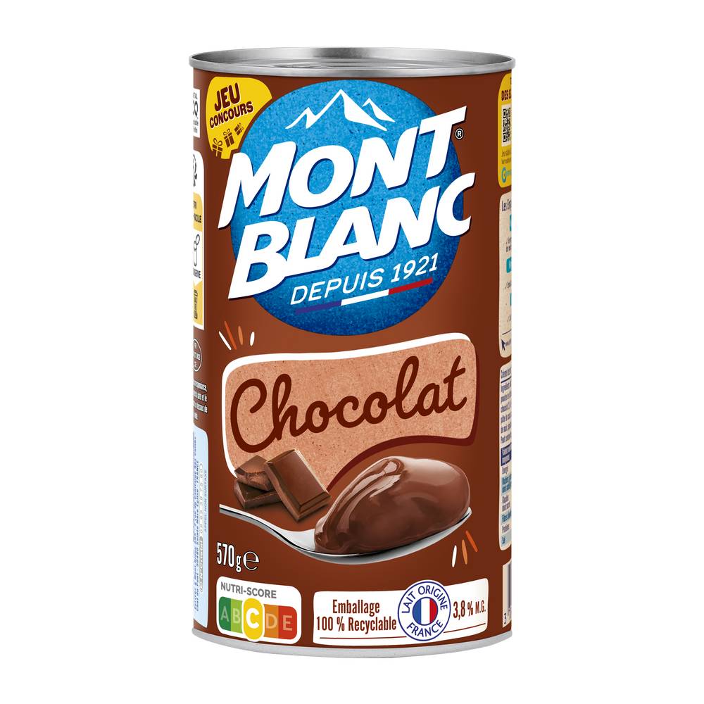 Mont Blanc - Crème dessert (chocolat)