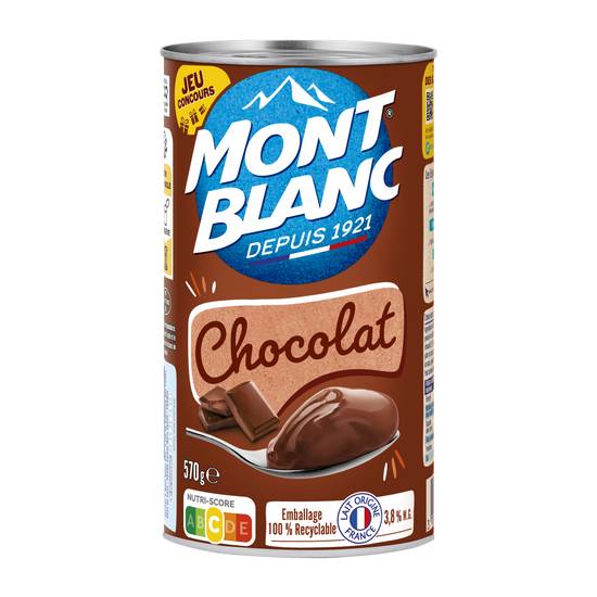 Mont Blanc - Crème dessert boîte chocolat