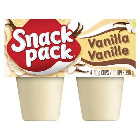 Coupes de pouding à la vanille de Snack Pack ®