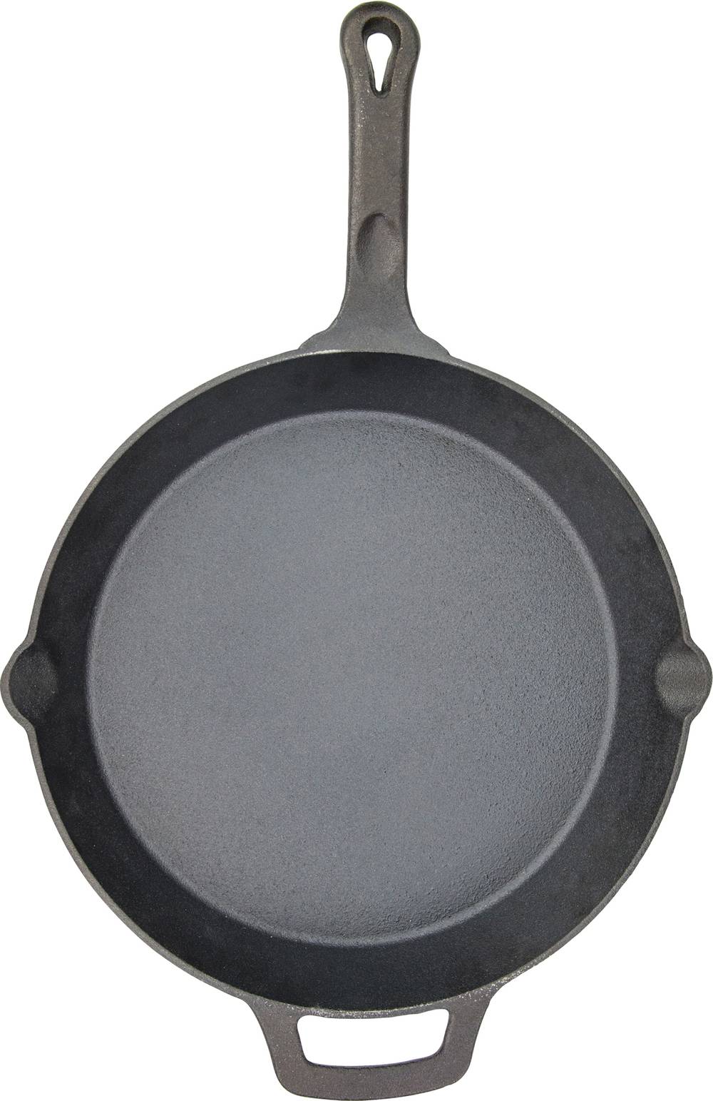 WinCo Foods Cast Iron Fry Skillet, Black