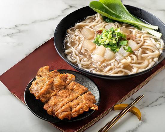 炸排骨麵 Noodles with Deep-Fried Pork Ribs