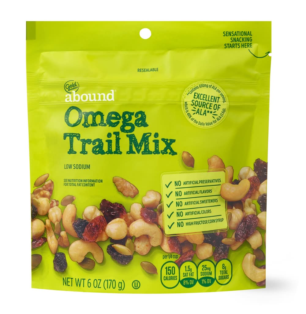 Gold Emblem Abound Omega Trail Mix (6 oz)