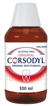 Corsodyl Antibacterial Original Mouthwash (300ml)
