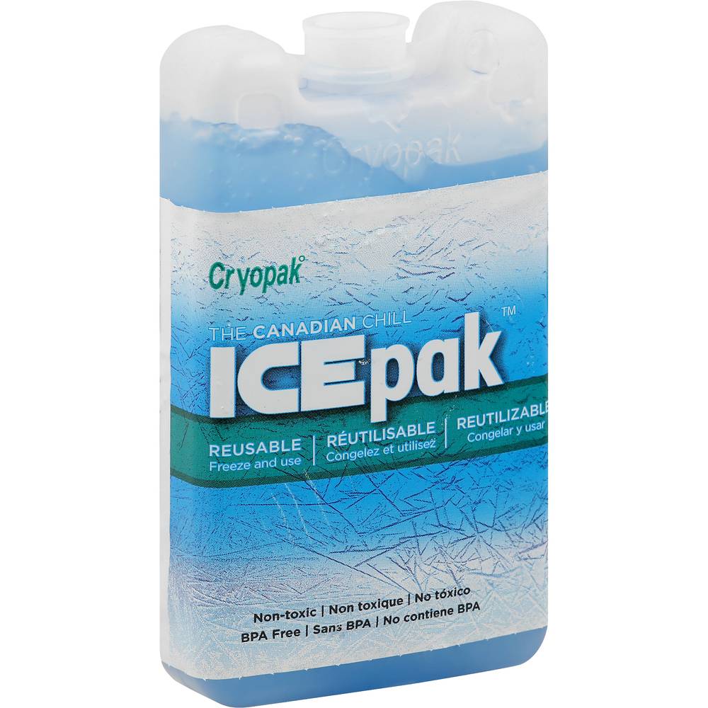 Cryopak Icepak 3" X 5" Hard Shell Reusable Ice pack