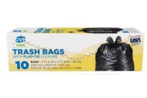 30 Gallon Trash Bags 10-Count
