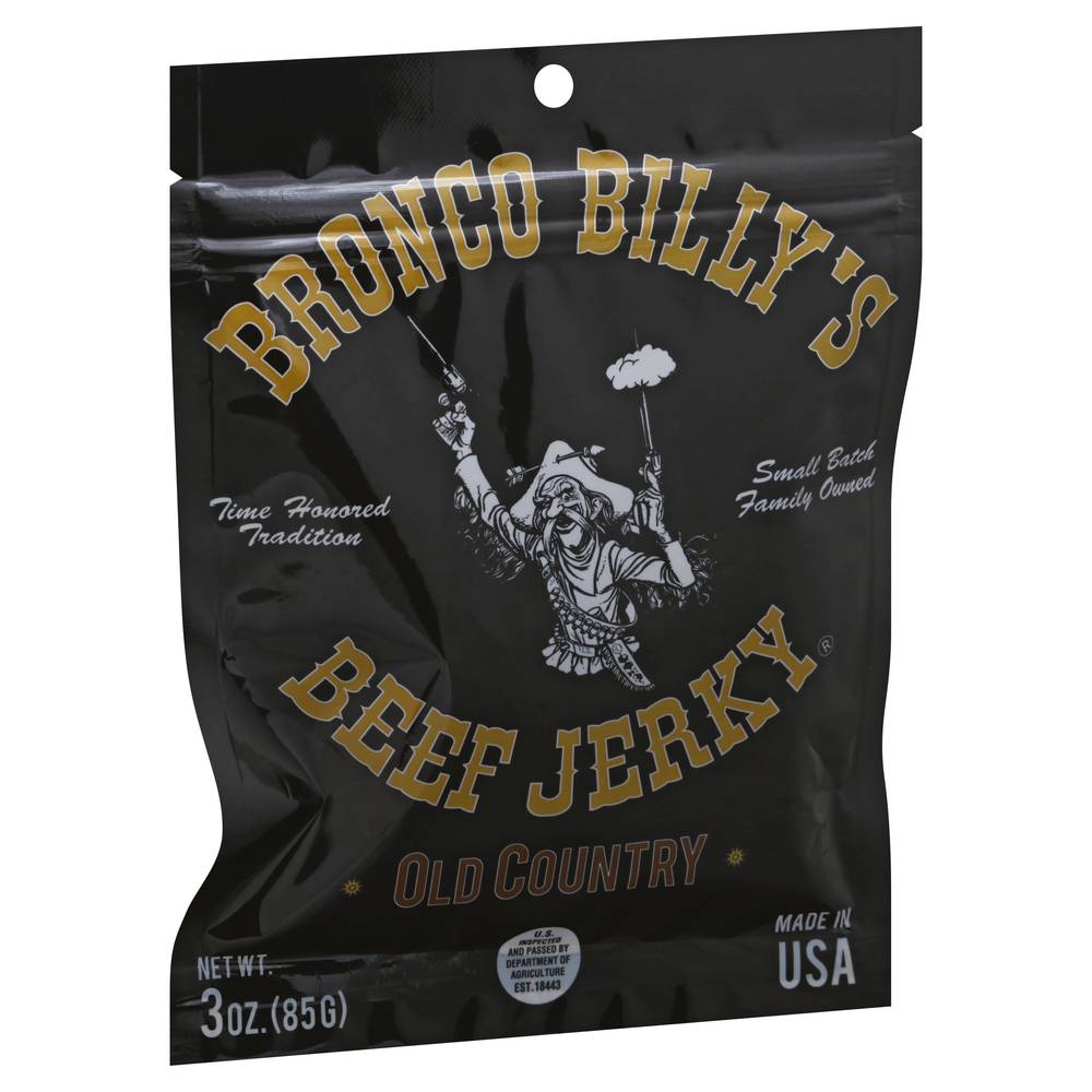 Bronco Billy's Beef Jerky Old Country Beef Jerky (3 oz)