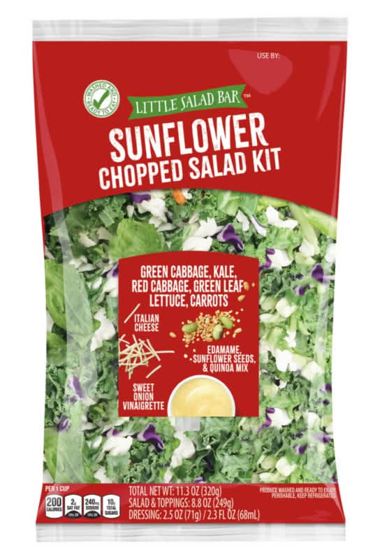 Little Salad Bar Sunflower Chopped Dressing & Toppings Kit (2 ct)