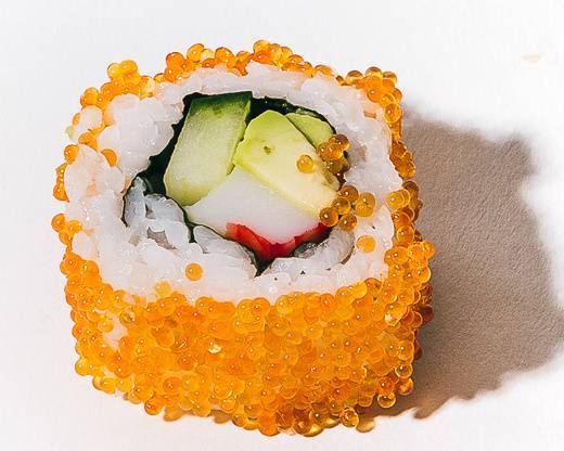 California roll avocat concombre surimi