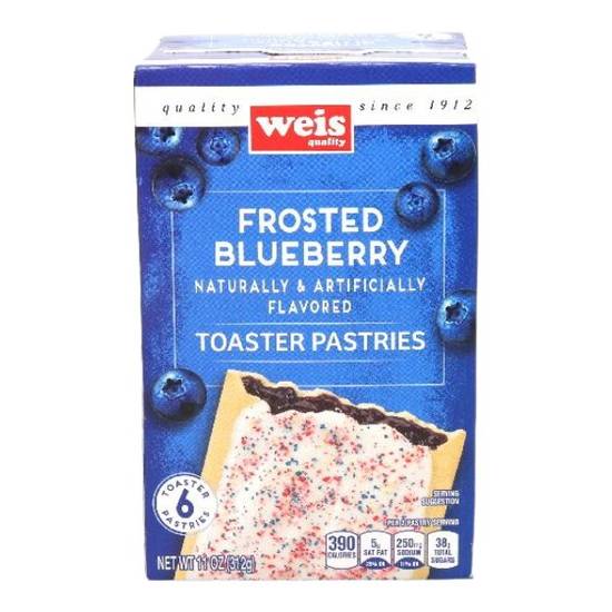 Weis Quality Toaster Pastries Frosted Blueberry