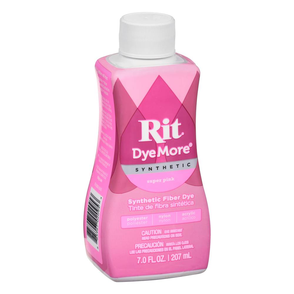 Rit Dye More Super Pink Dye For Synthetic (7 fl oz)