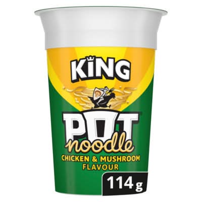 Pot Noodle King Chicken & Mushroom Flavour 114g