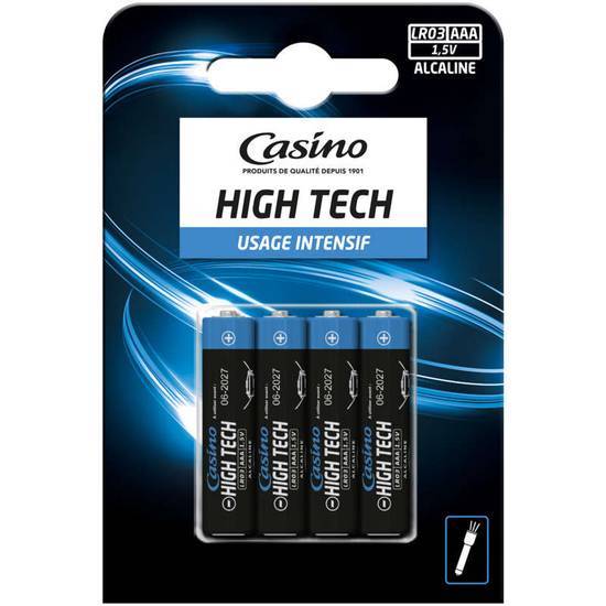 Casino Piles - High Tech - LR03 AAA x4