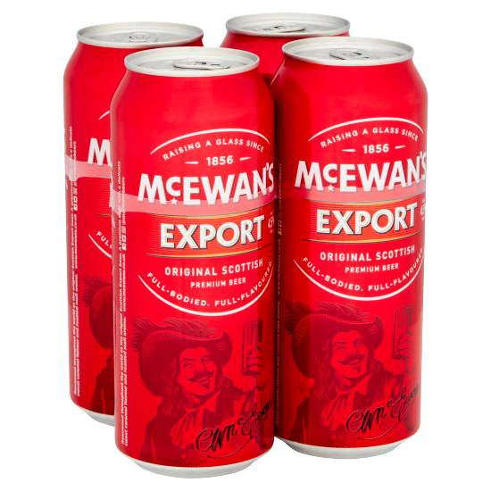 Mcewan's Export Original Scottish Premium Beer Cans 4 X 500ml