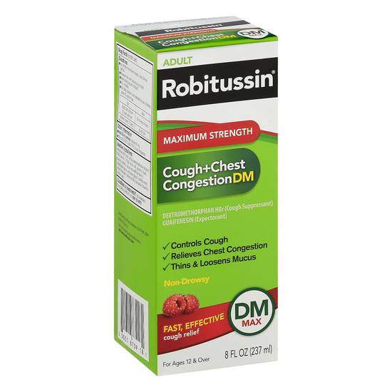 Robitussin Adult Maximum Strength Cough + Chest Congestion Dm Syrup