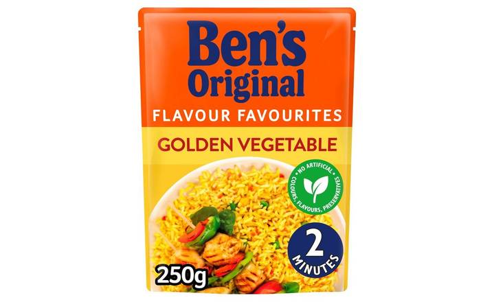 Ben's Original Golden Vegetable Microwave Rice 250g (401482) 