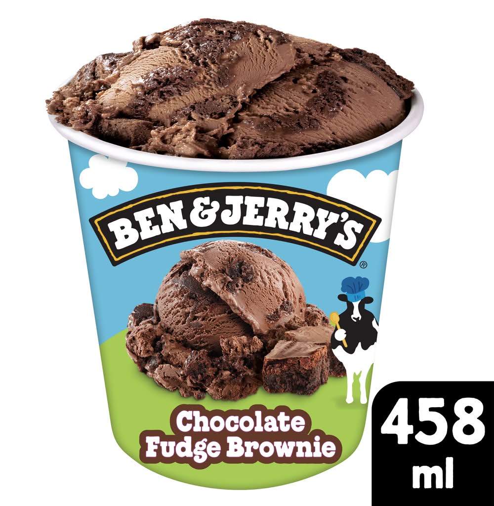 Ben & Jerry's Ice Cream, Chocolate Fudge Brownie (458mL)