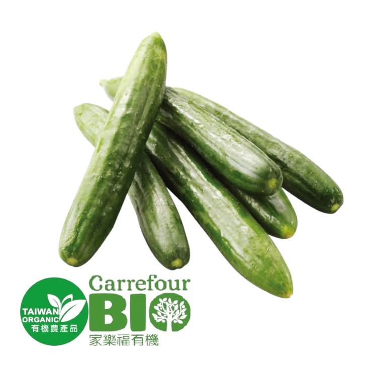 家樂福有機小黃瓜(每盒約300克±10%) <1Box盒 x 1 x 1BOX盒>