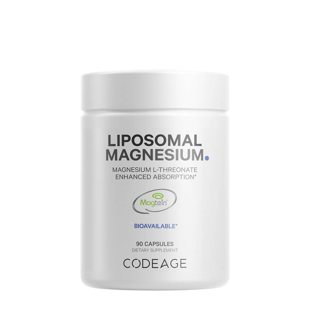 Magtein Liposomal Magnesium L-Threonate Capsules (90 ct)