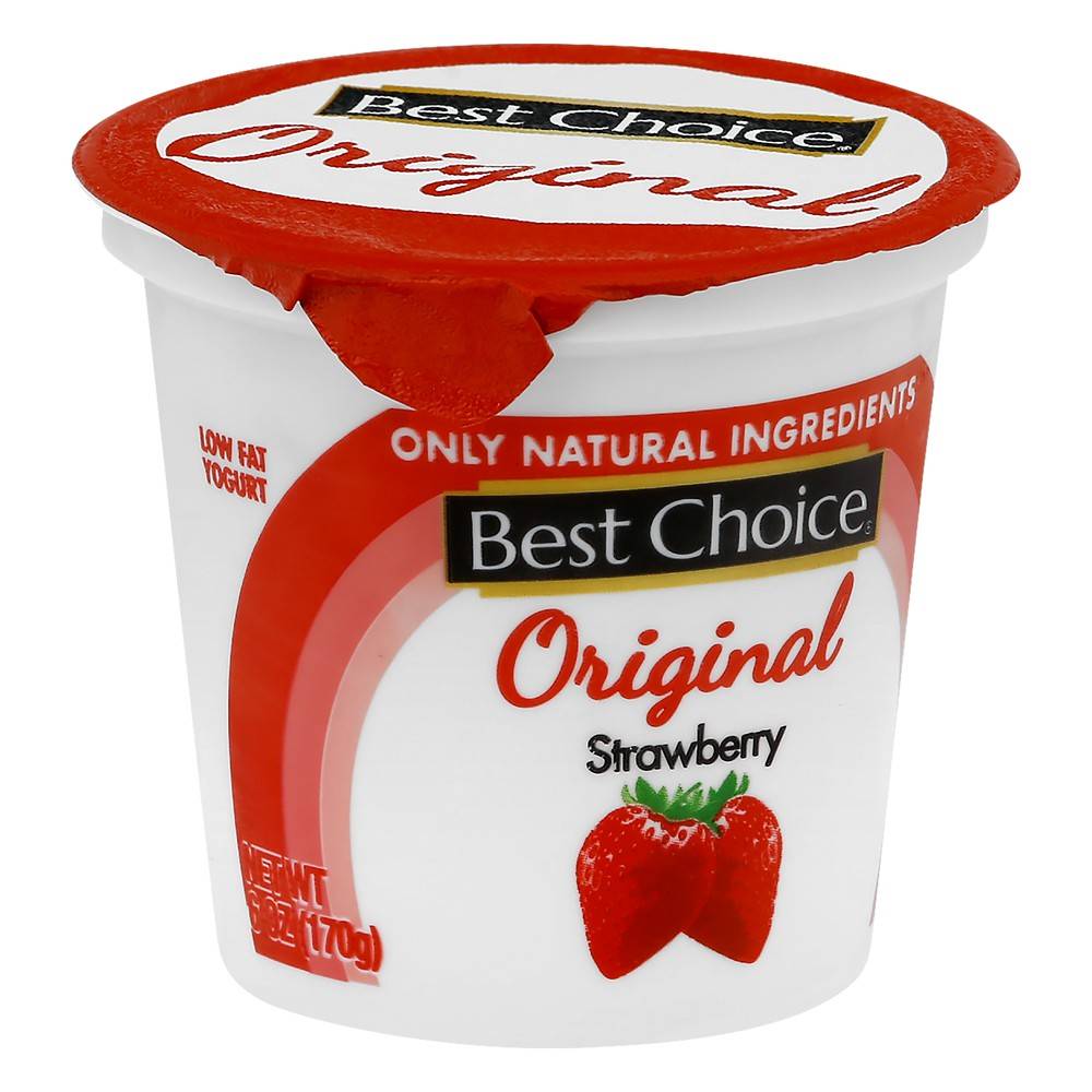 Best Choice Original Strawberry Yogurt (6 oz)