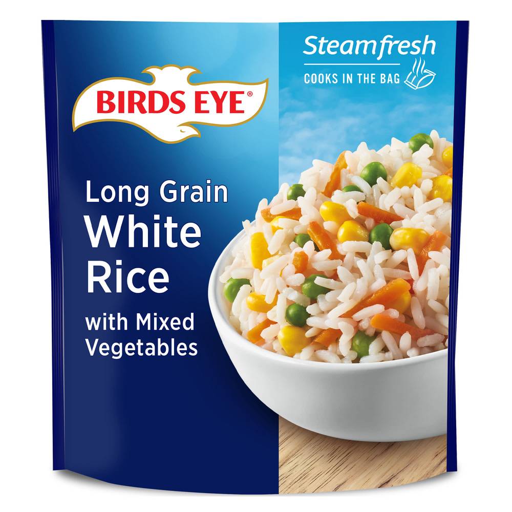 Birds Eye Steamfresh With Mixed Vegetables Long Grain White Rice (10 oz)