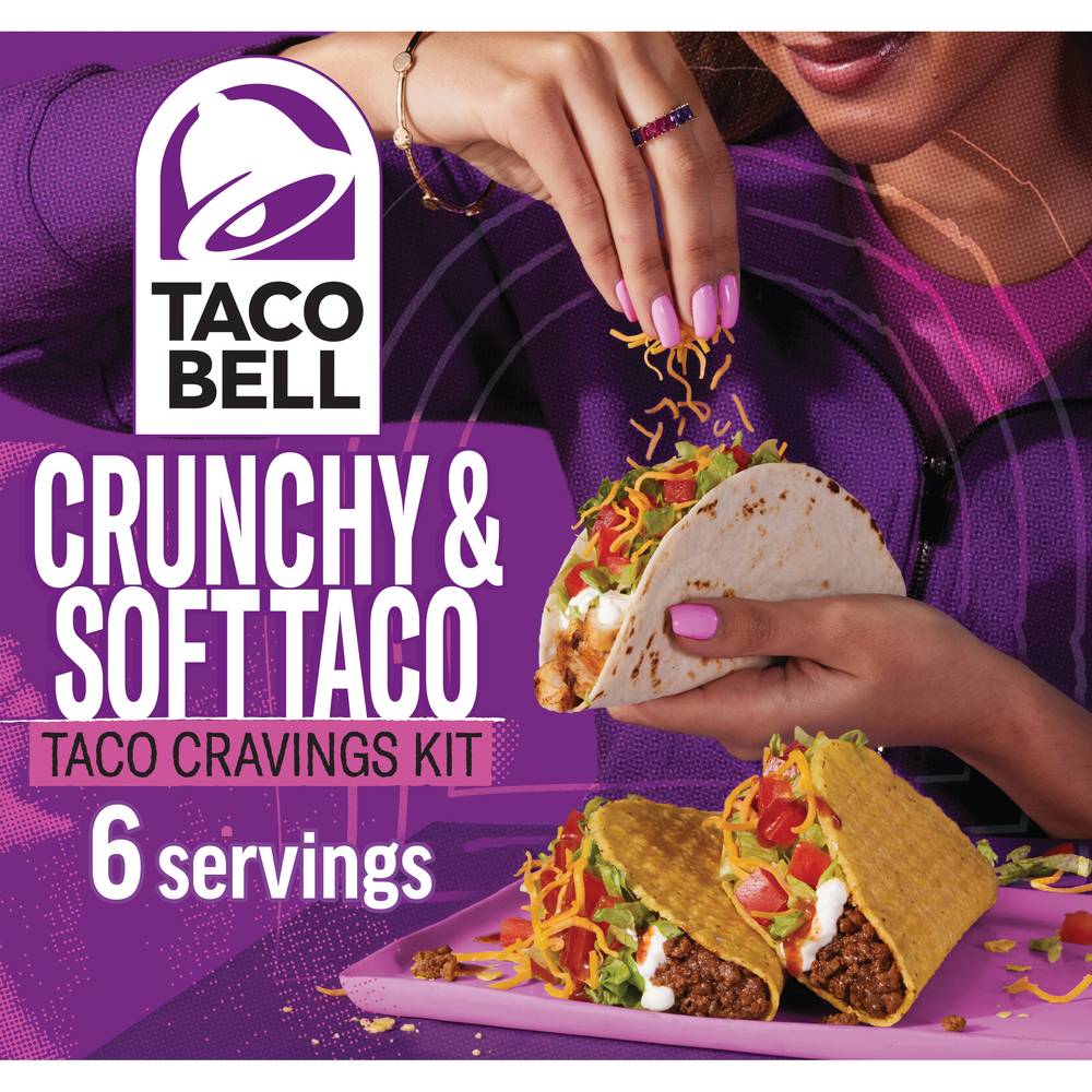 Taco Bell Crunchy & Soft Taco Dinner Kit (12.77 oz)