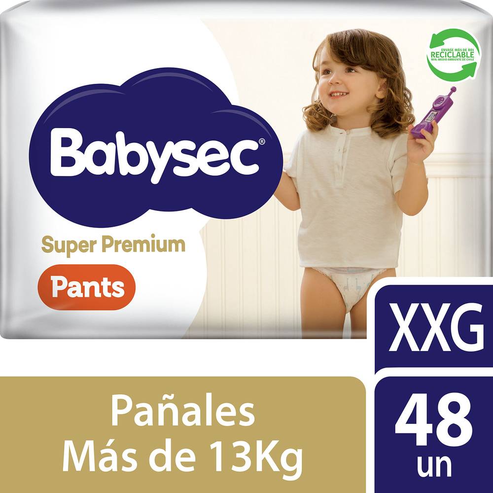 Babysec pants super premium (48 un) (talla xxg)