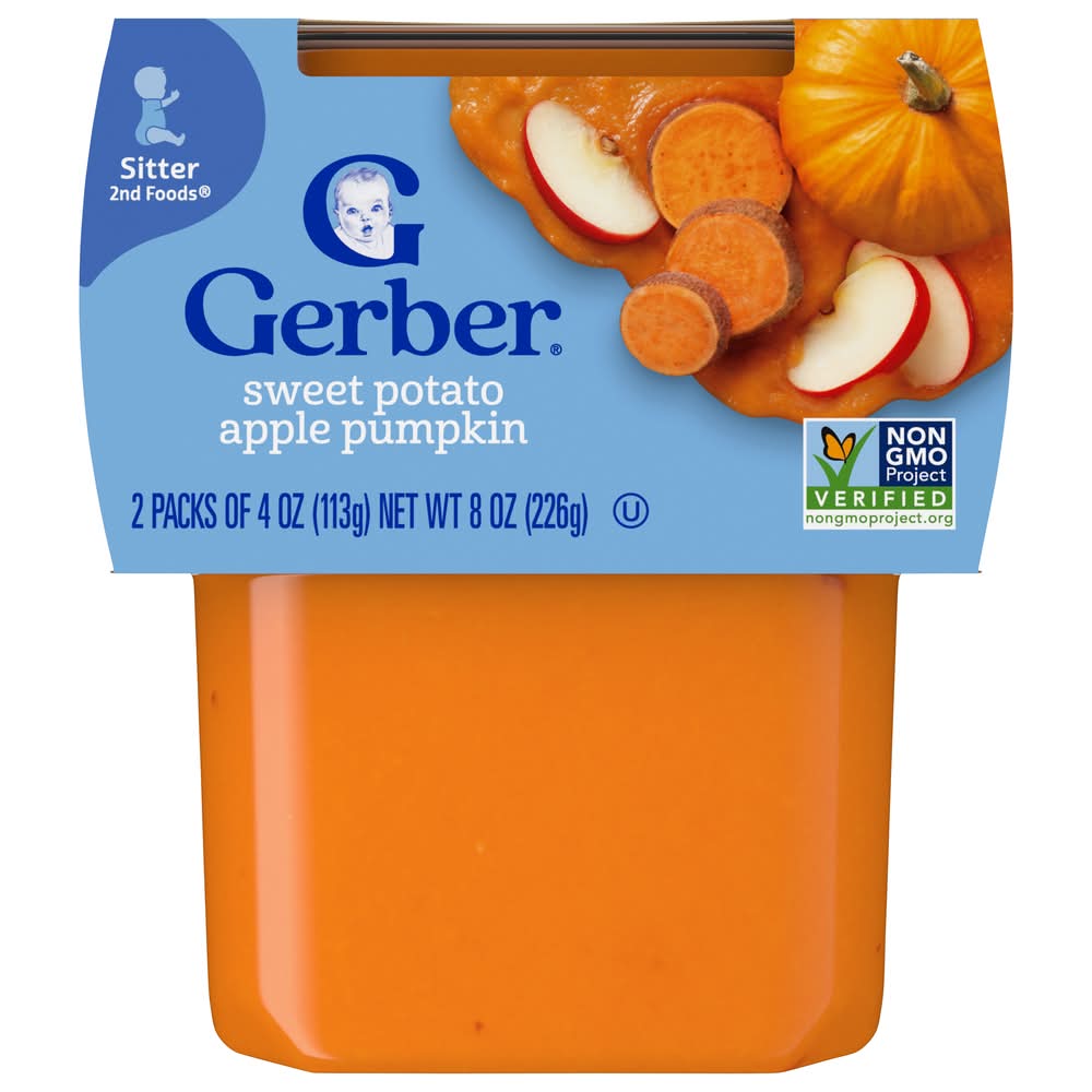 Gerber Sweet Potato Apple Pumpkin (8 oz, 2 ct)