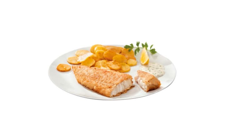 Seelachs mit Beilage