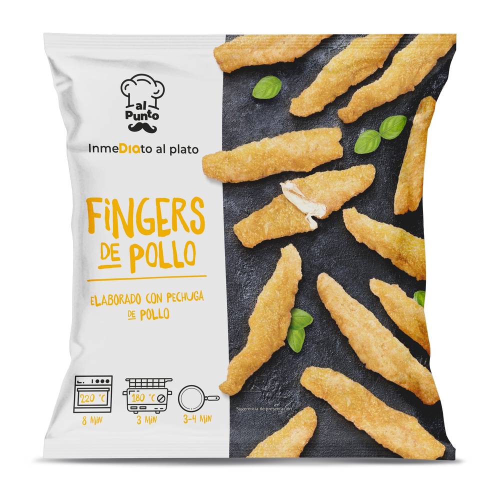 Fingers De Pollo Al Punto Dia Bolsa 400 G