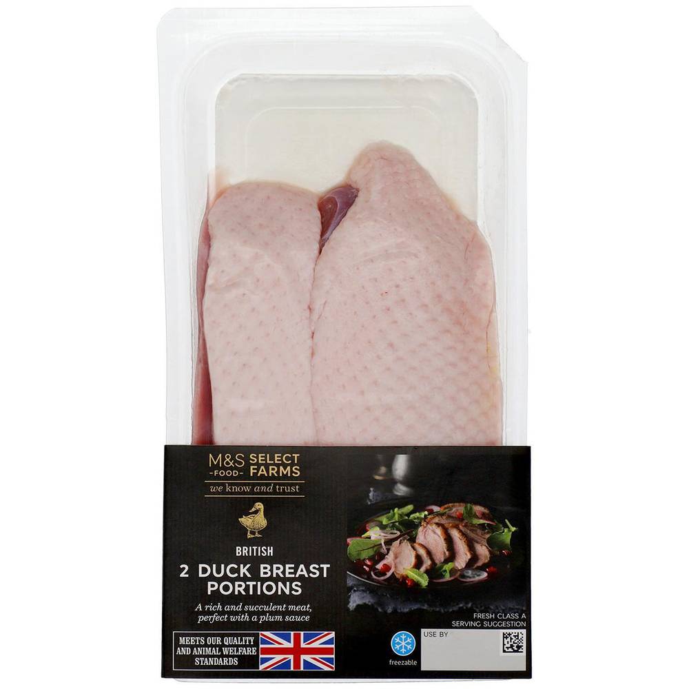 M&S Select Farms British 2 Duck Breast Portions (265gr)