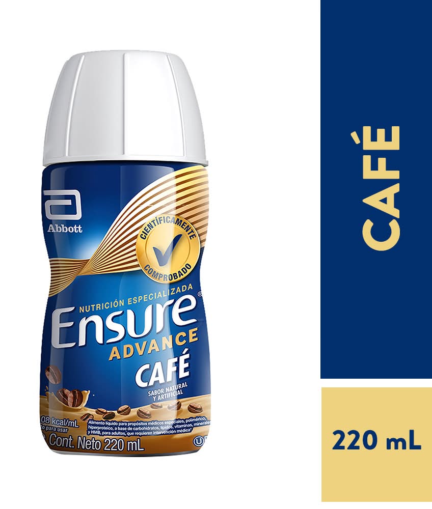 Ensure · Advance alimento líquido para propósitos médicos especiales - Café (220 ml)