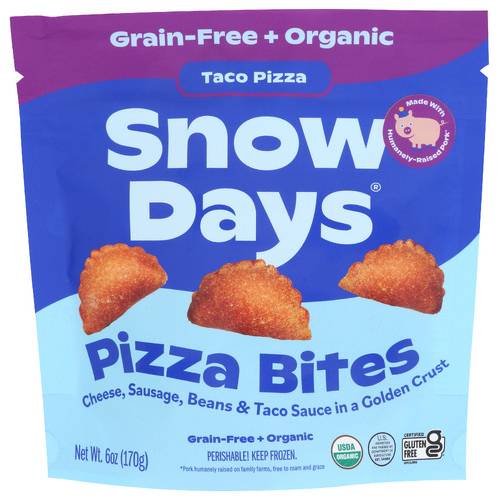 Snow Days Organic Taco Pizza Bites