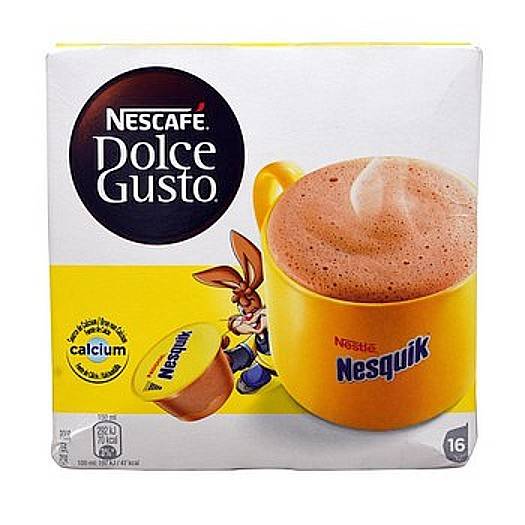 Nescafé dolce gusto cápsula café chocolate nesquik (caja 256 g