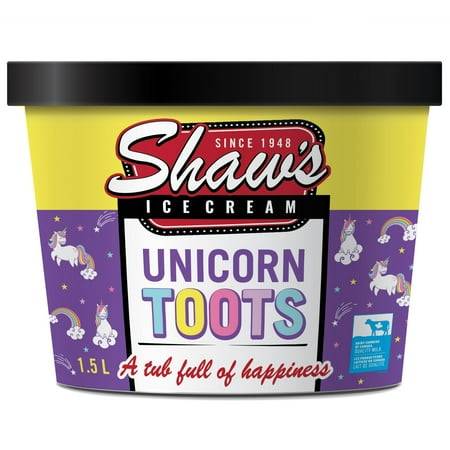 Shaw's Ice Cream Unicorn Toots Ice Cream