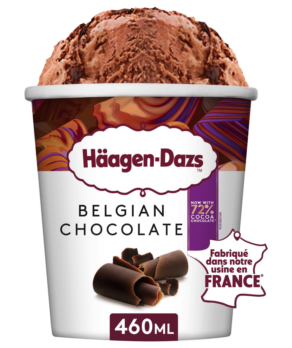 Häagen-Dazs - Crème glacée, chocolat belge (460ml)
