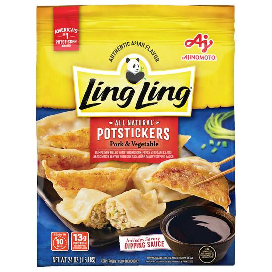 Ling Ling Potstickers Pork & Vegetable Dumplings (24 oz)