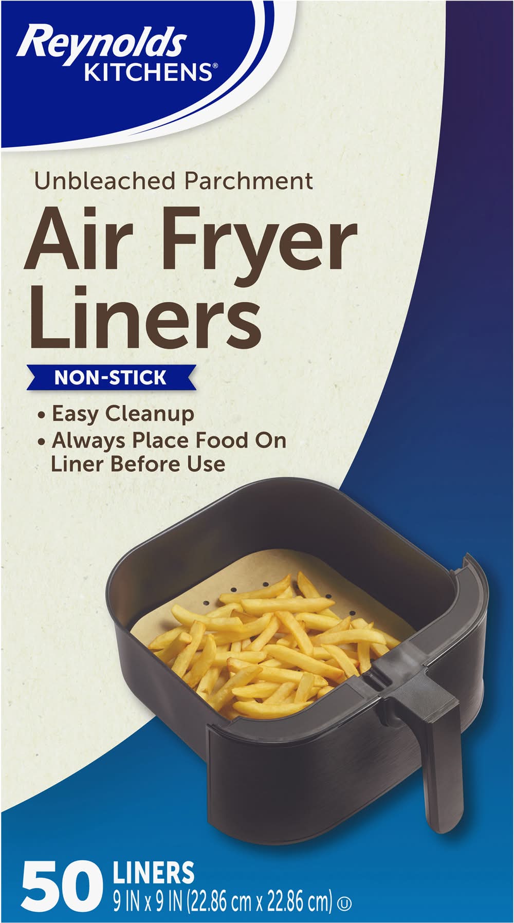 Reynolds Kitchens Unbleached Parchment Air Fryer Liners