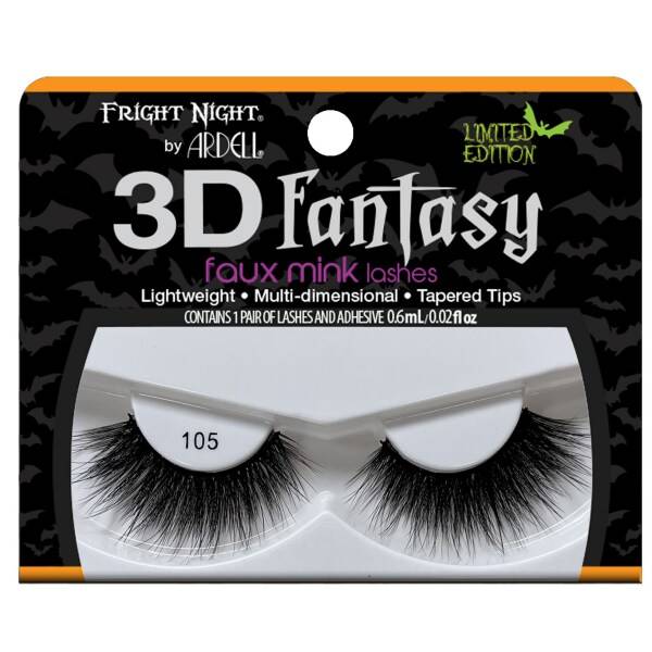 Fright Night 3D FauxMink Eyelashes #105, 1 pair